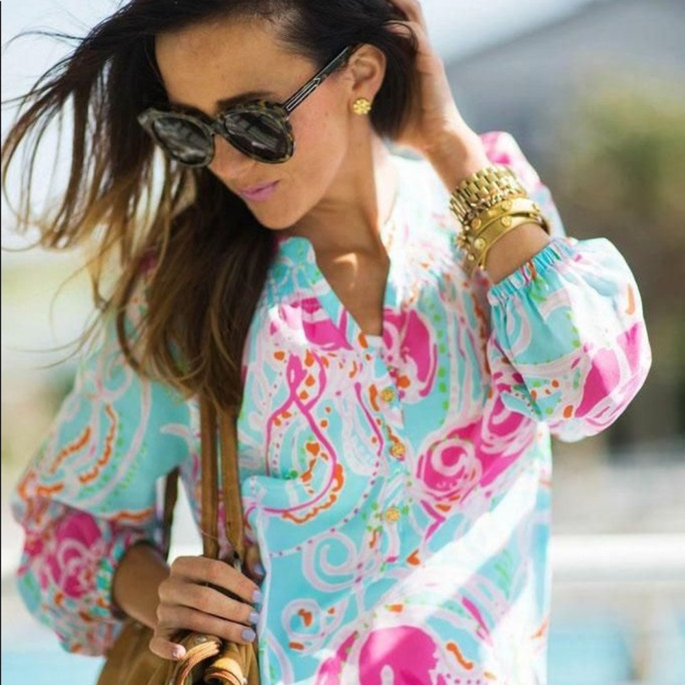 Lily Pulitzer Jellies Be Jammin Elsa Top
